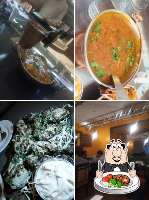Meat dishes are offered by Chawla's Family Restaurant
