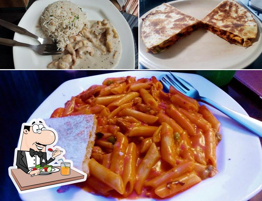 Food at Basil Cafe