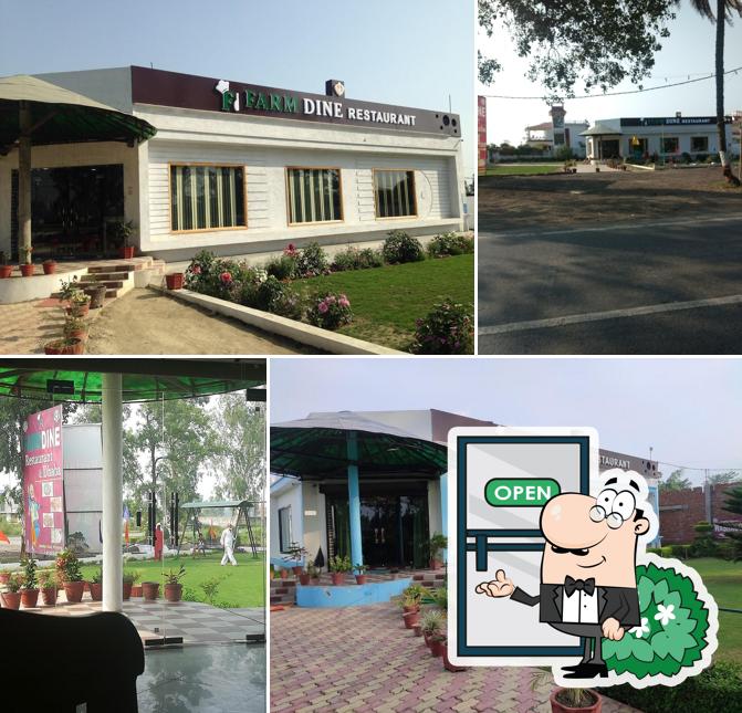 Enjoy the view at the outside area of FarmDine Family Restaurant