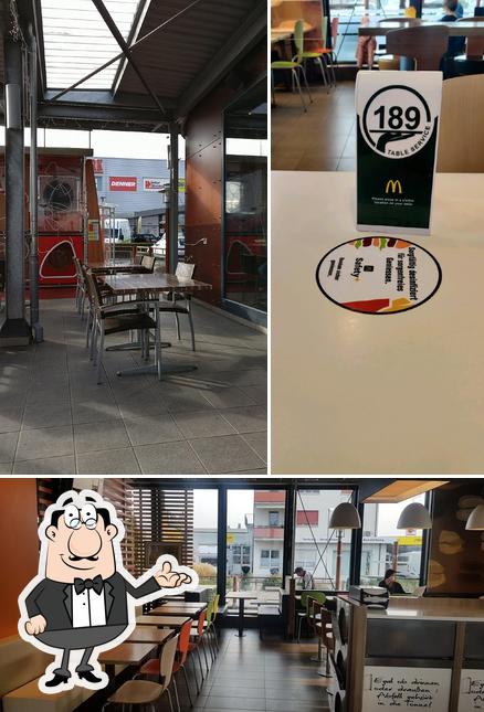 Gli interni di McDonald's Restaurant