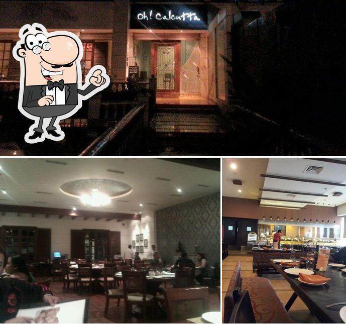 The photo of interior and exterior at Oh Calcutta