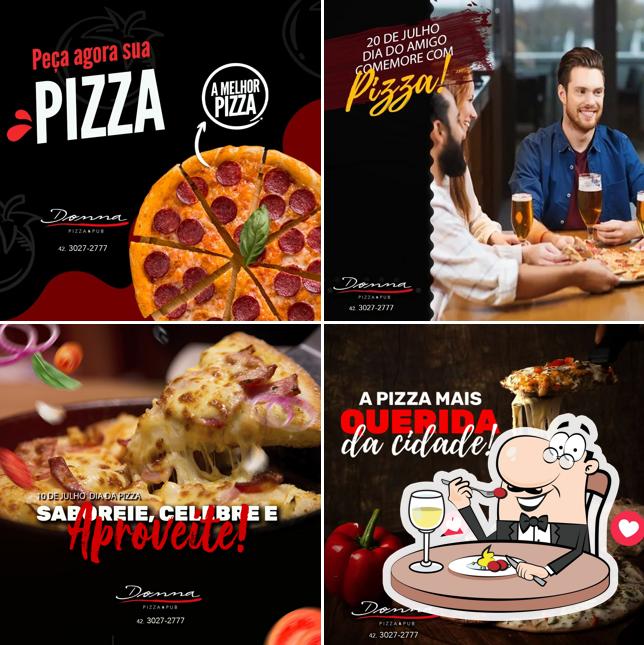 Platos en Donna Pizza & Pub