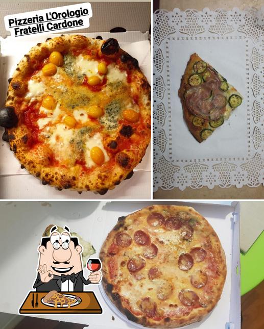 Prova una pizza a Pizzeria L'Orologio di Cardone Fernando Antonio