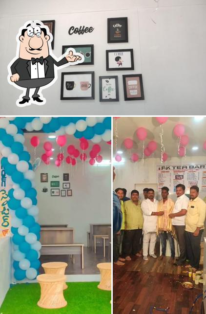 The interior of RK TEA BAR....CONNECTING CHAI LOVERS