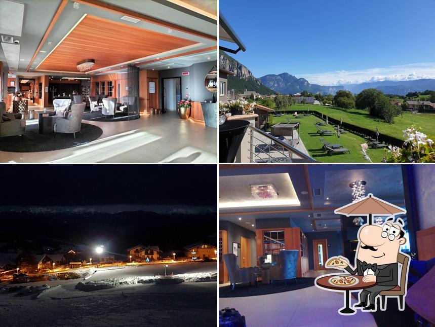 Puoi goderti l'aria fresca da seduto all'esterno di Solea Dolomiti - Boutique & Spa Hotel