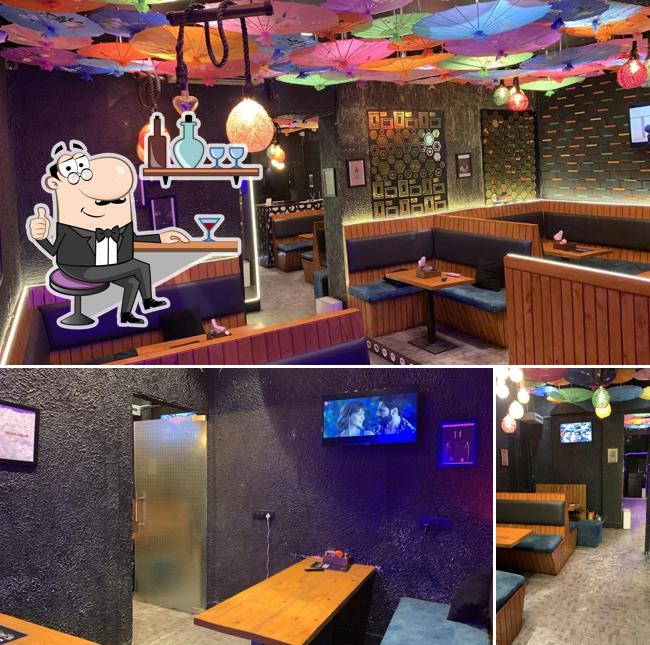 The interior of The Level Up Cafe