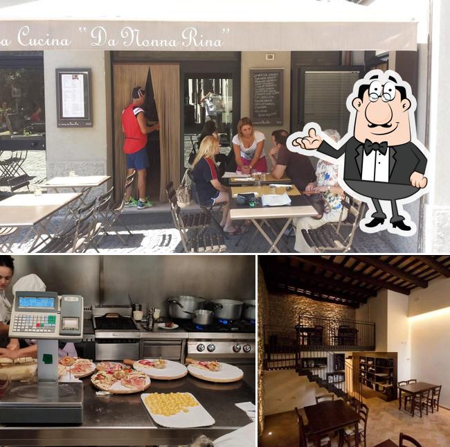 Dai un'occhiata agli interni di Da Nonna Rina