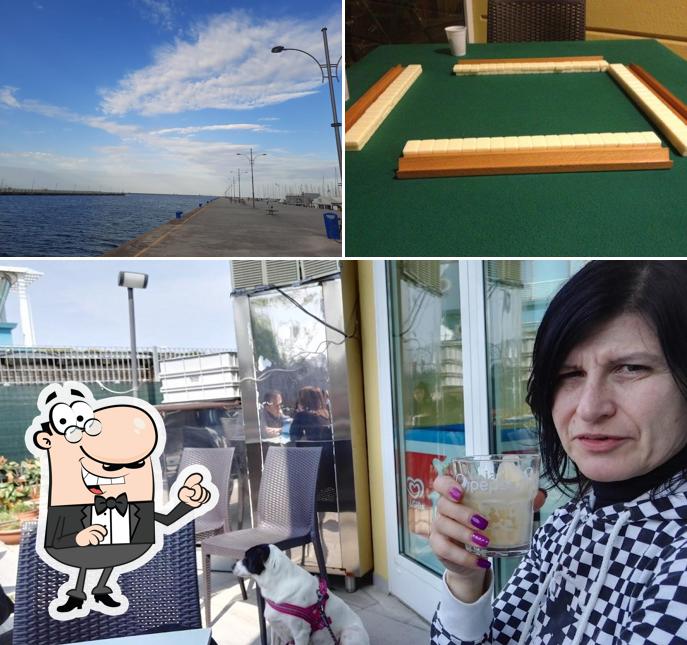 La immagine della interni e esterno di il Baretto di Marina di Ravenna