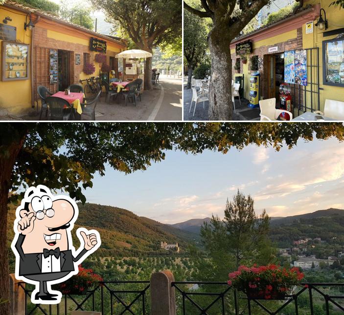 Gli interni di Bar La Portella 1980