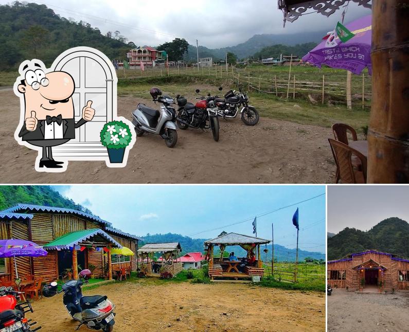 The exterior of Basuri Restaurant and Homestay