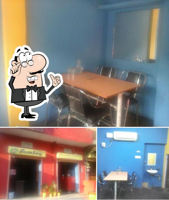The interior of Bombay Restaurant & Fast Food