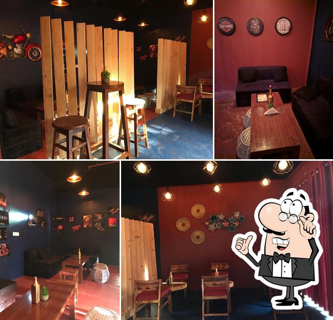 The interior of Khopcha Cafe