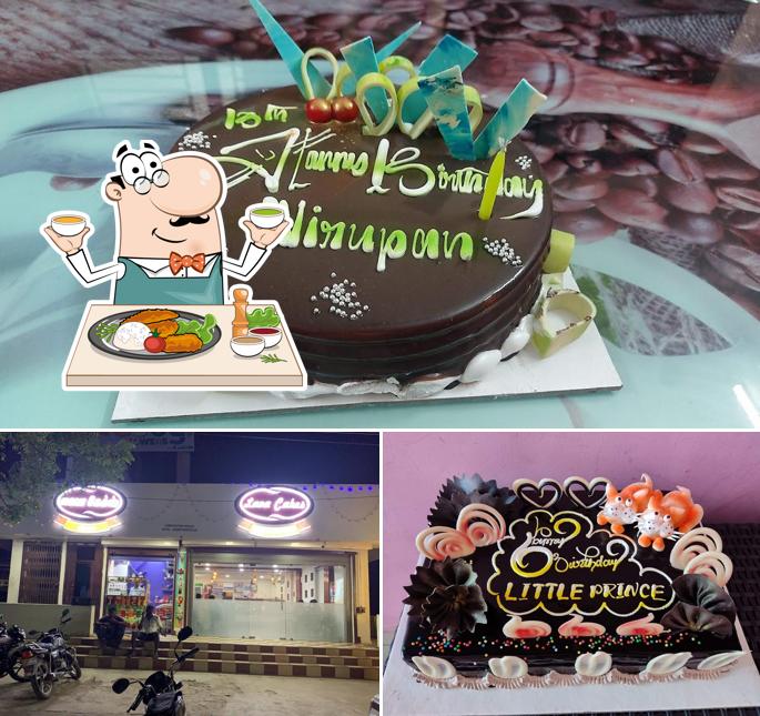 This is the image depicting food and interior at LAVACAKES