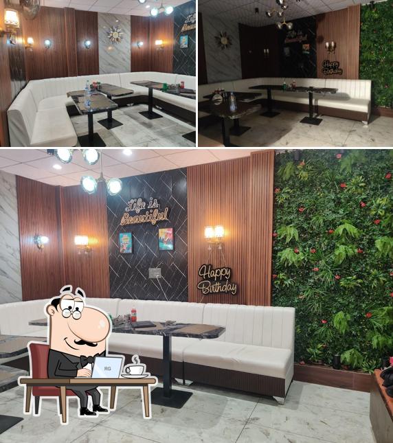 The interior of PUNJABI RASOI