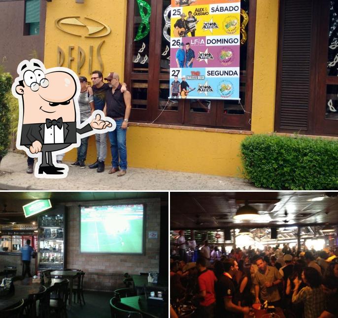 O interior do Pepis Bar Indaiatuba