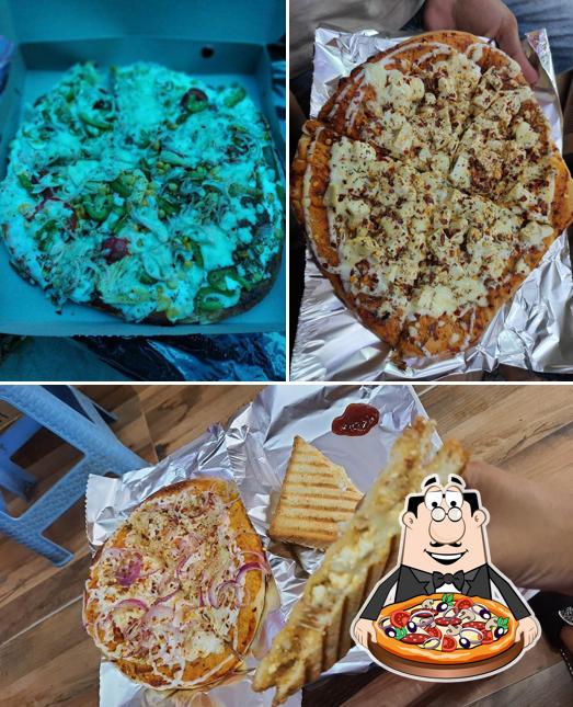 Get pizza at Pizza Station