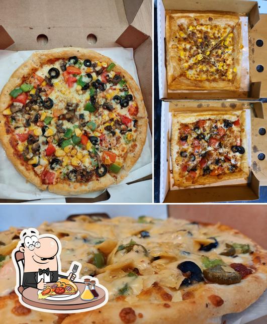 Try out various types of pizza