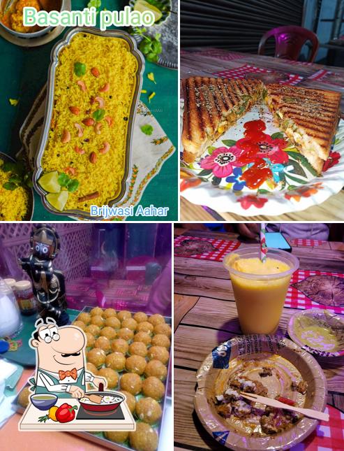 Paella at Brijwasi Aahar/ Brijwasi Natural Ice Cream