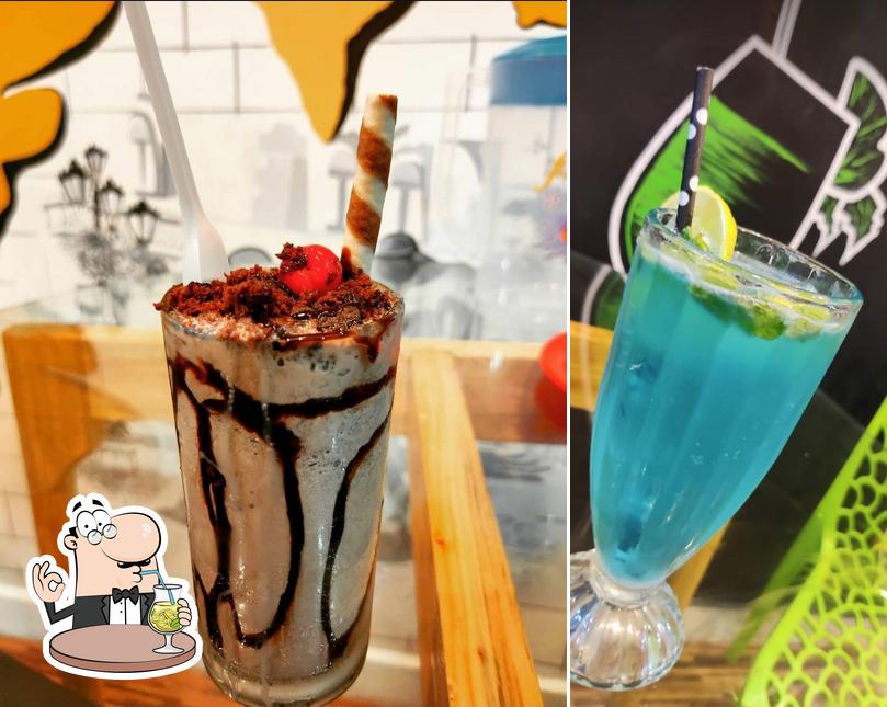 Pick a drink from the menu