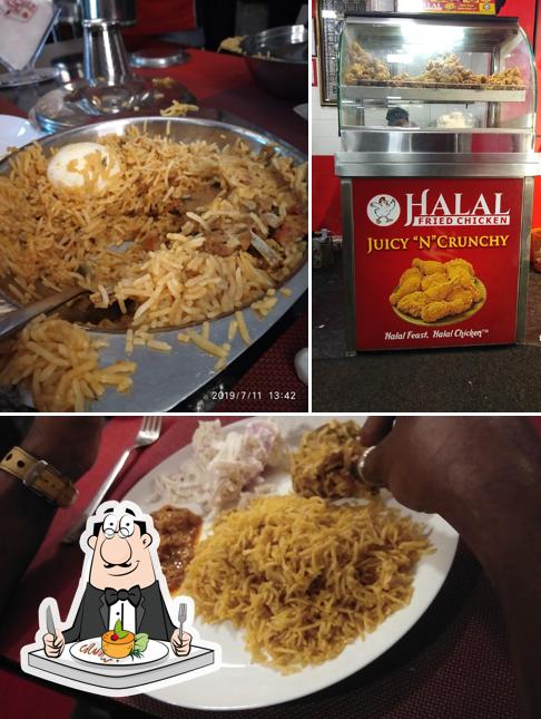 Meals at SS Hyderabad Biryani MKB Nagar