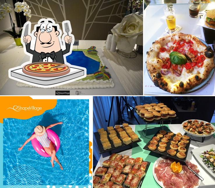 Scegli una pizza a Shape Village