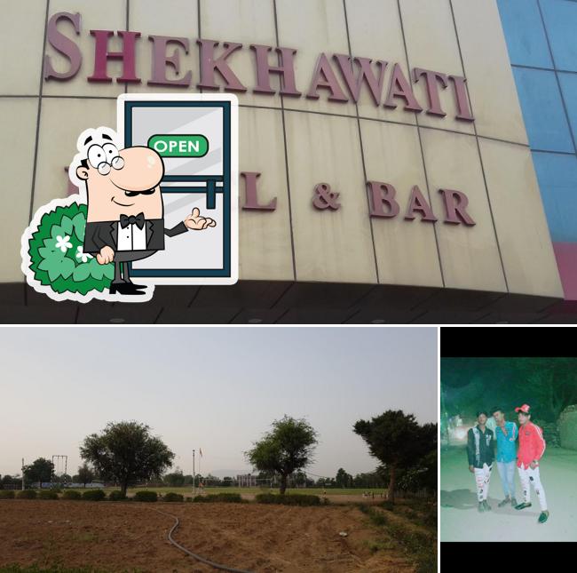 The exterior of Shekhawati Hotel & Bar