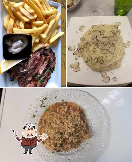 Cibo al Trattoria Due Stelle