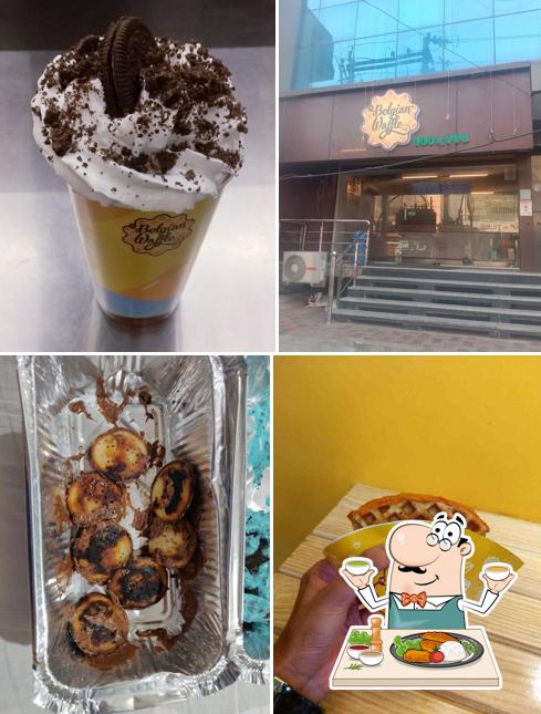 Food at The Belgian Waffle Co