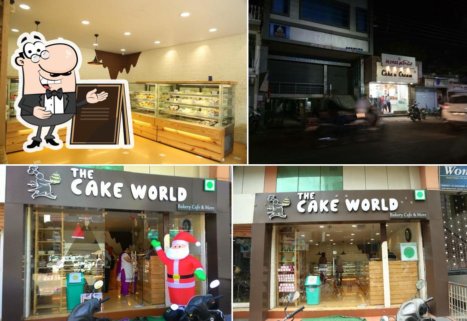 Check out how The Cake World looks outside