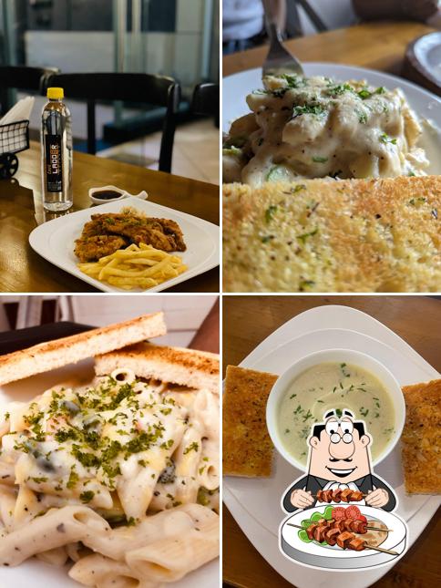 Food at Cafe ladder