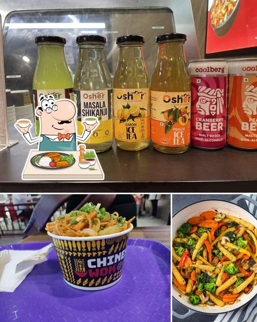 Among various things one can find food and beverage at Chinese Wok