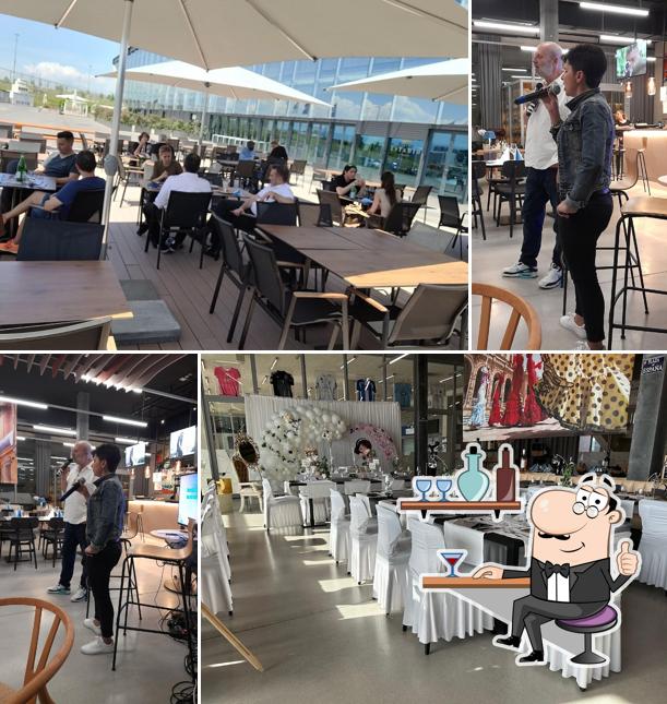 Gli interni di Lstadio