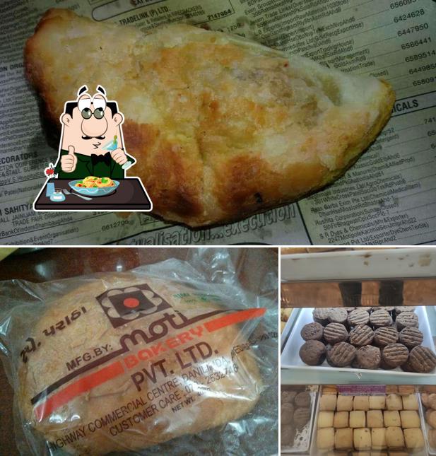 Food at Moti bakery