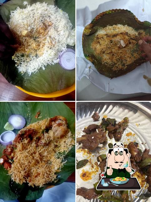 Food at Potlam Biryani