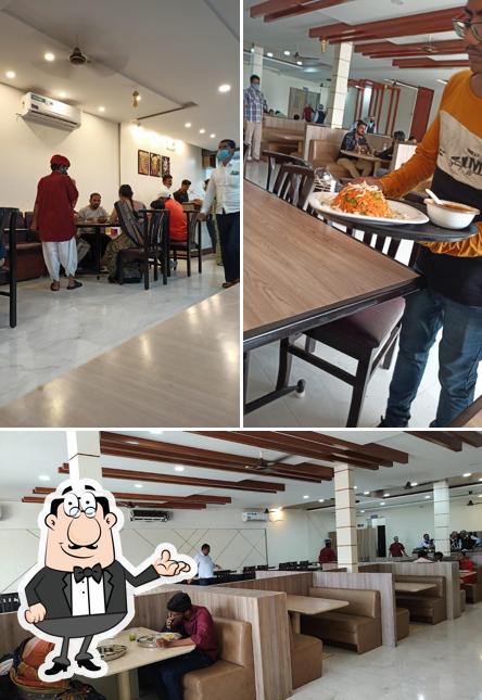 The interior of Ramdev Dhaba