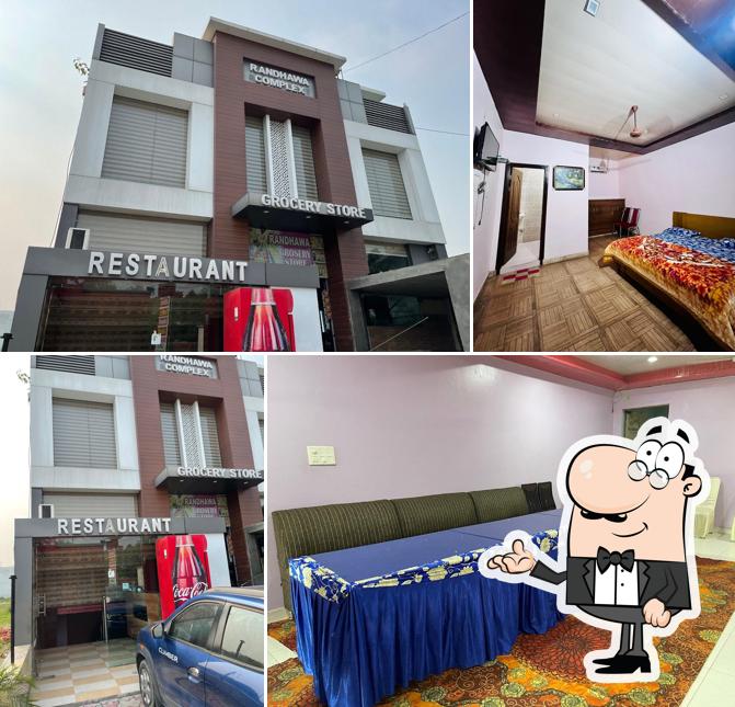 The interior of Randhawa Restaurant And Hotel
