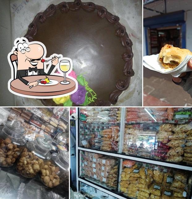 Food at Geeta Bakery