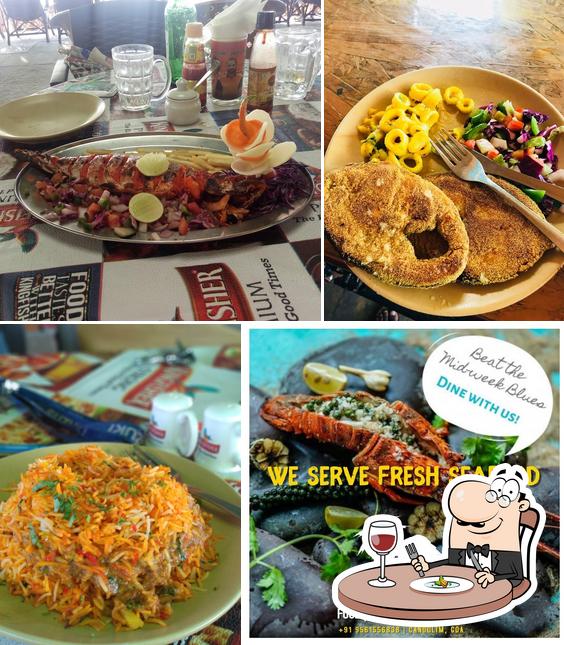 Food at Goan Hut Beach Shack