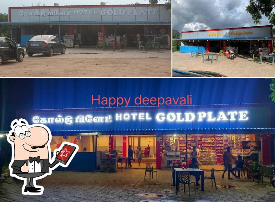 The exterior of Hotel Gold Plate