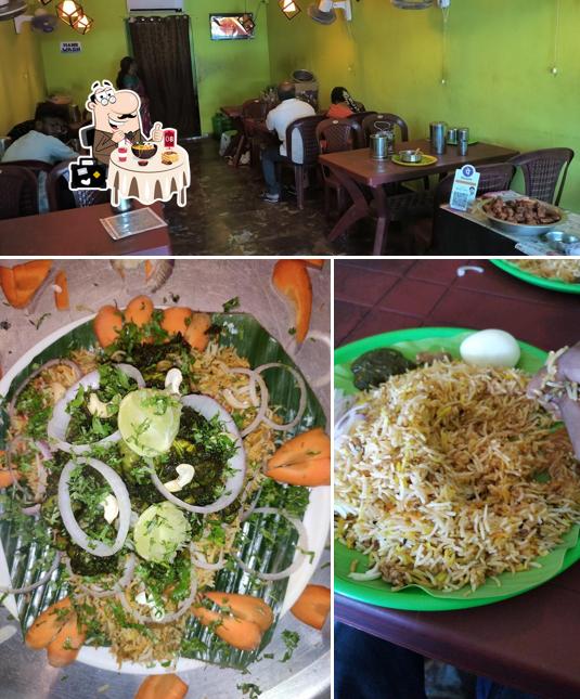 The image of Hotel KADAPA RED CHILLIES A/C’s food and interior