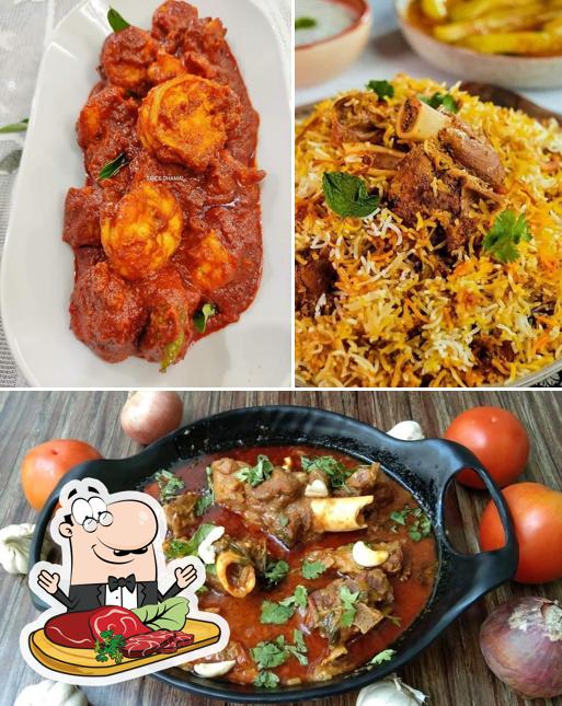 Pick meat meals at Hotel haseen taj(B1)