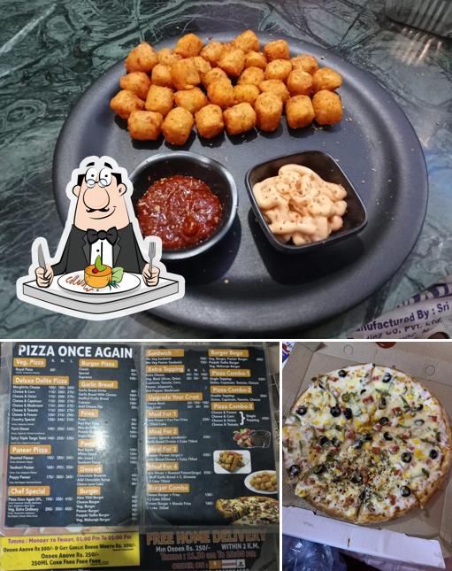 Food at Pizza Once Again