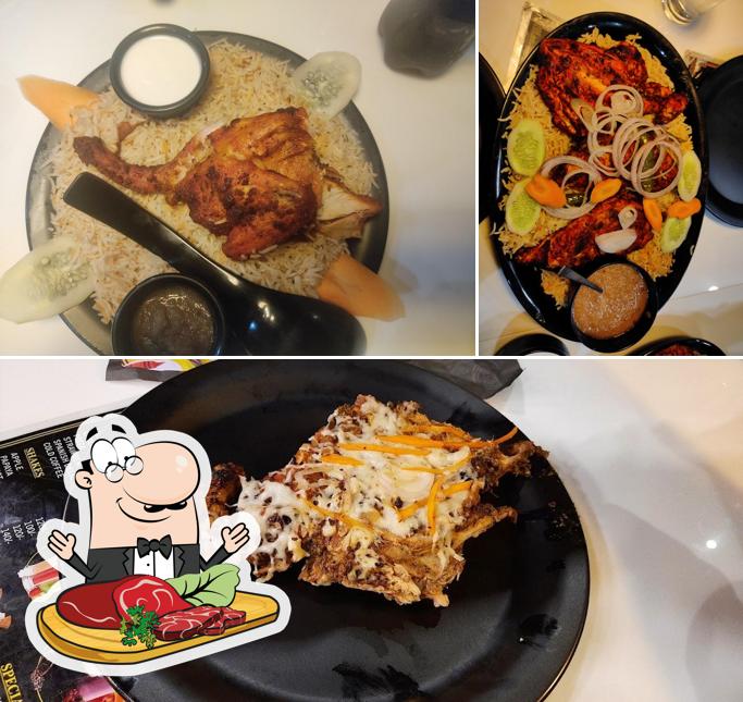 Get meat dishes at TAG THE ARABIAN GRILL
