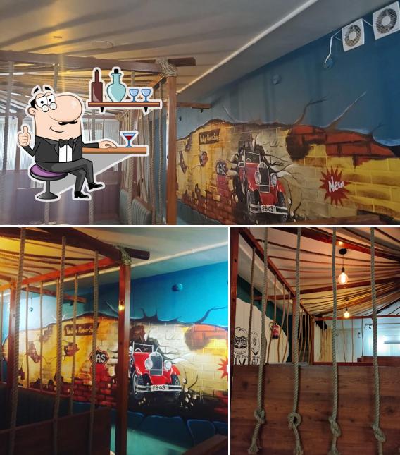 The interior of THE VINTAGE GRILL