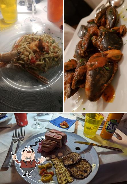Scampi al Ristorante Pochi Intimi