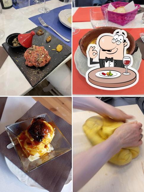 Platti al Trattoria del Borgo Elce