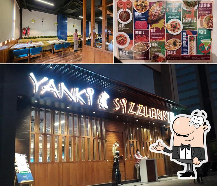 Take a seat at one of the tables at Yanki Sizzlerr