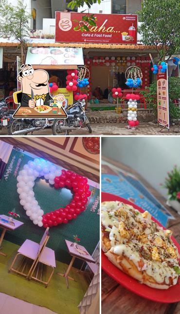 Food at Aaha Cafe and Fast Food