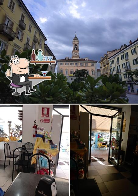 Tra le diverse cose da Bar Pasticceria Tamborini si possono trovare la interni e esterno