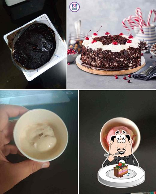 Chocolate cake at Baskin Robbins - Ice Cream Desserts